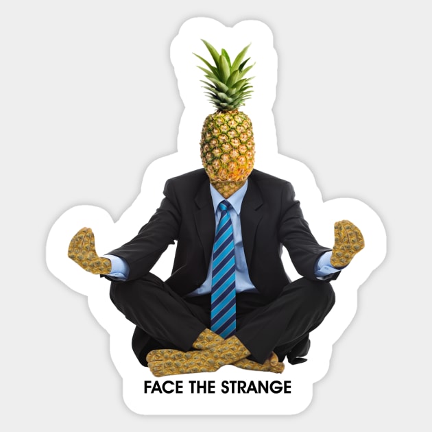 Zen Pineapple Sticker by FaceTheStrange